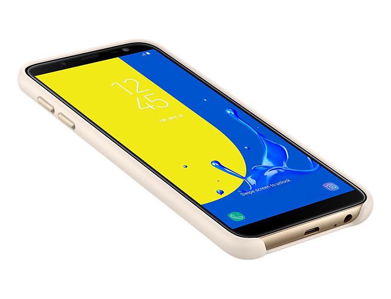 Galaxy J6 dviejų sluoksnių dėklas (Auksinis)