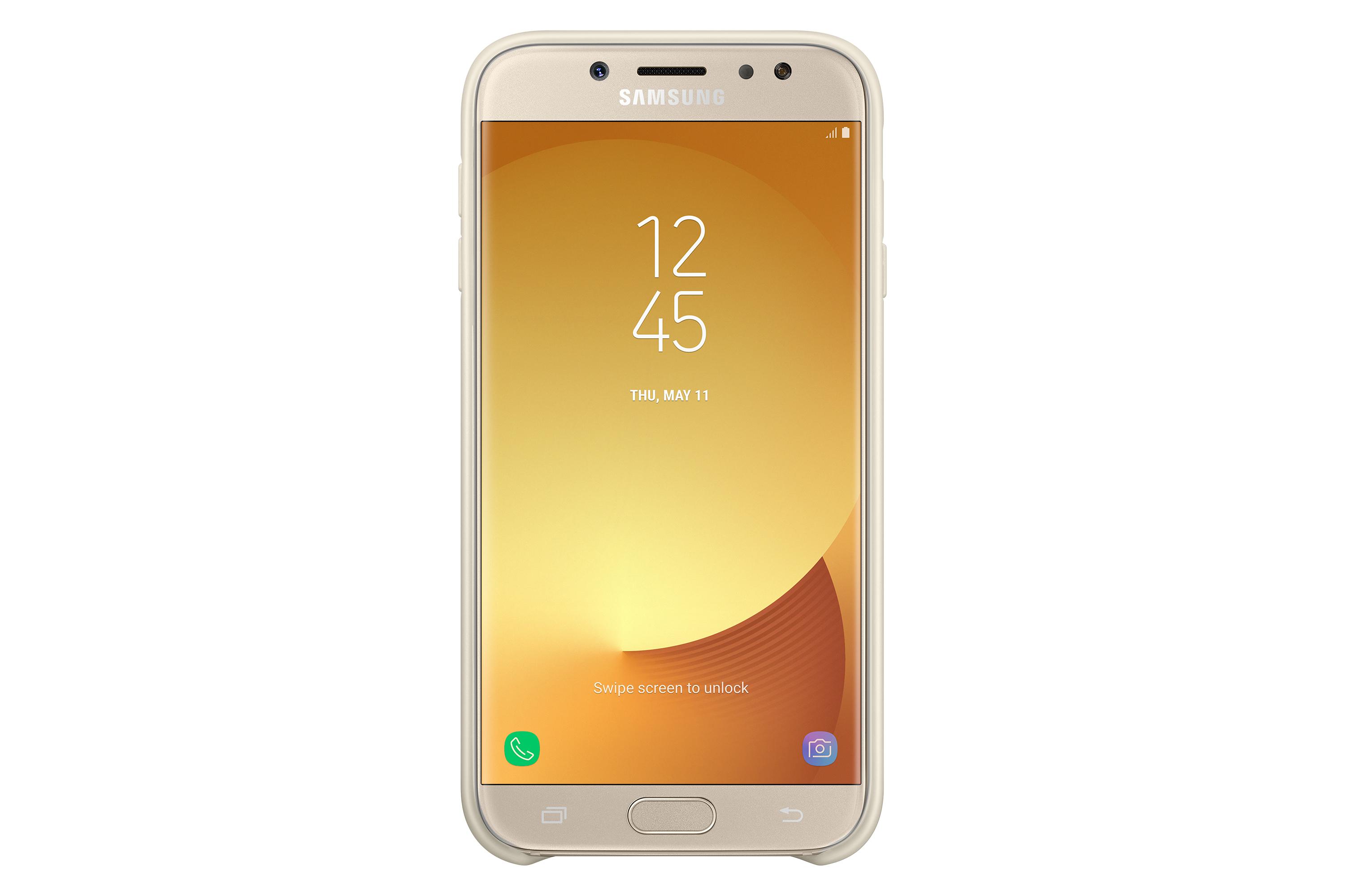 Samsung Galaxy J7 (2017) dviejų sluoksnių dėklas (Auksinis) PJ730CFEG 