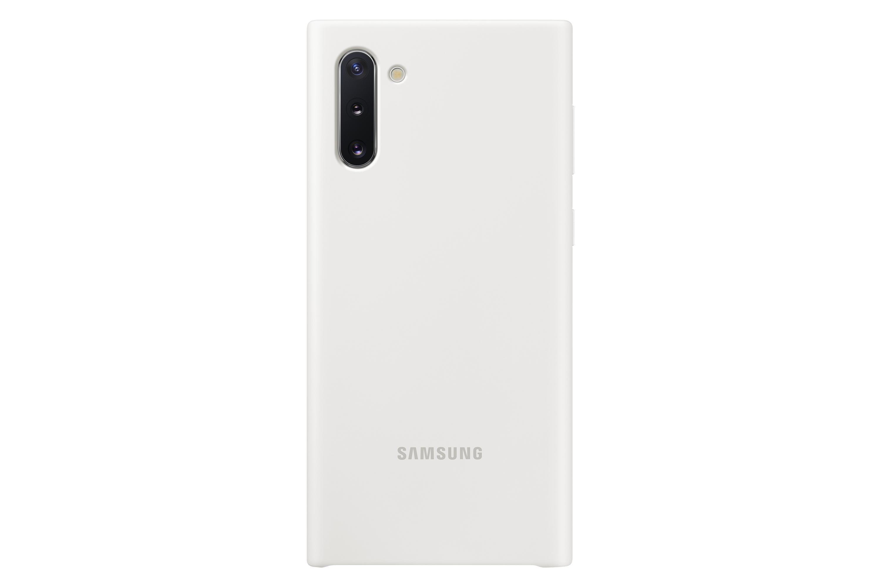 Samsung Galaxy Note10 Silikoninis dėklas (Baltas) PN970TWE 
