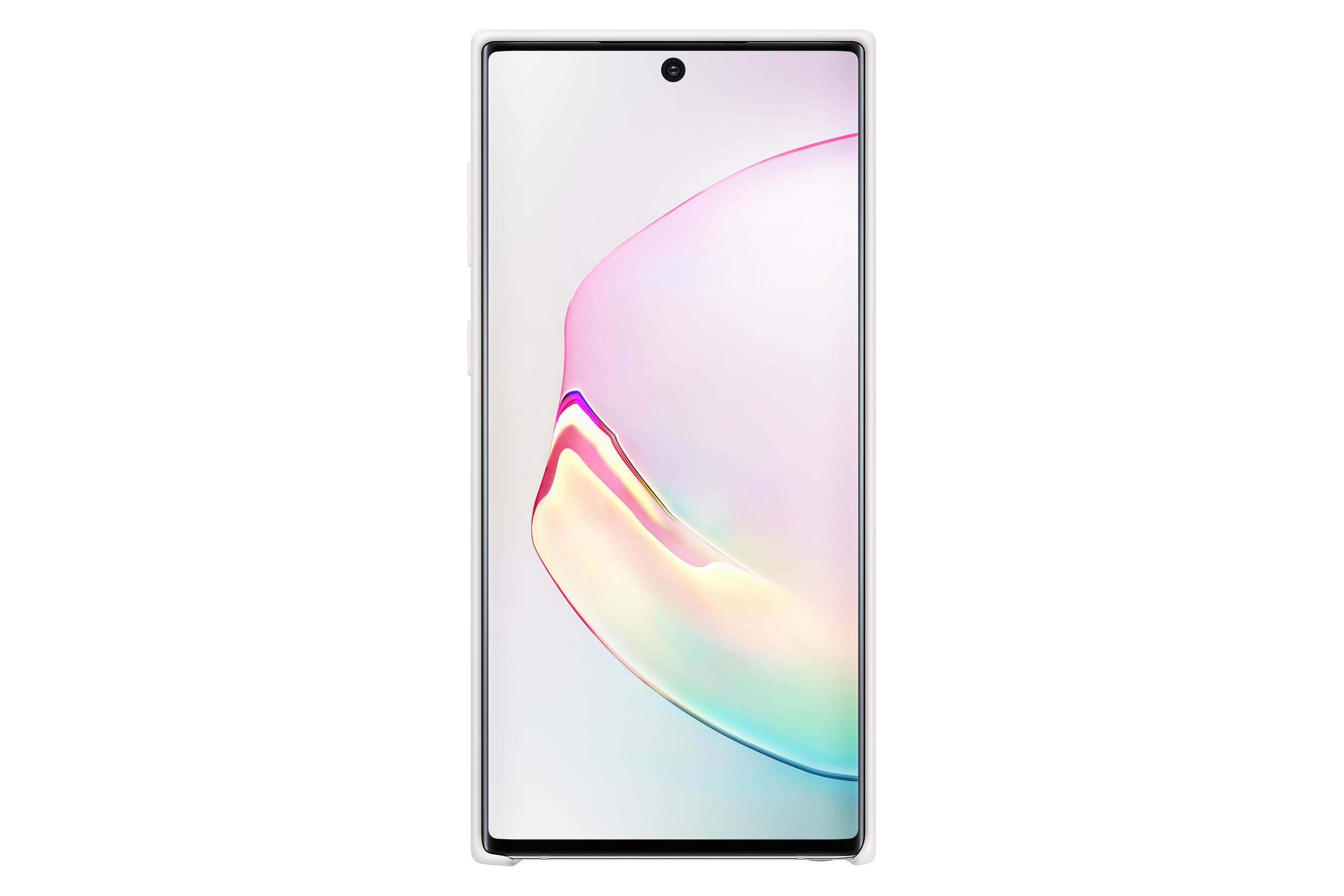 Samsung Galaxy Note10 Silikoninis dėklas (Baltas) PN970TWE 