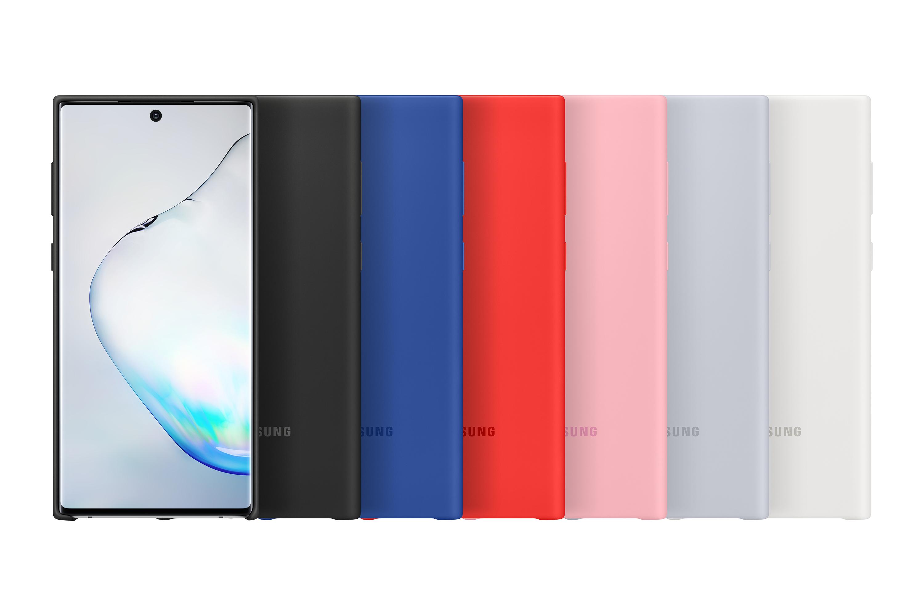 Samsung Galaxy Note10 Silikoninis dėklas (Baltas) PN970TWE 