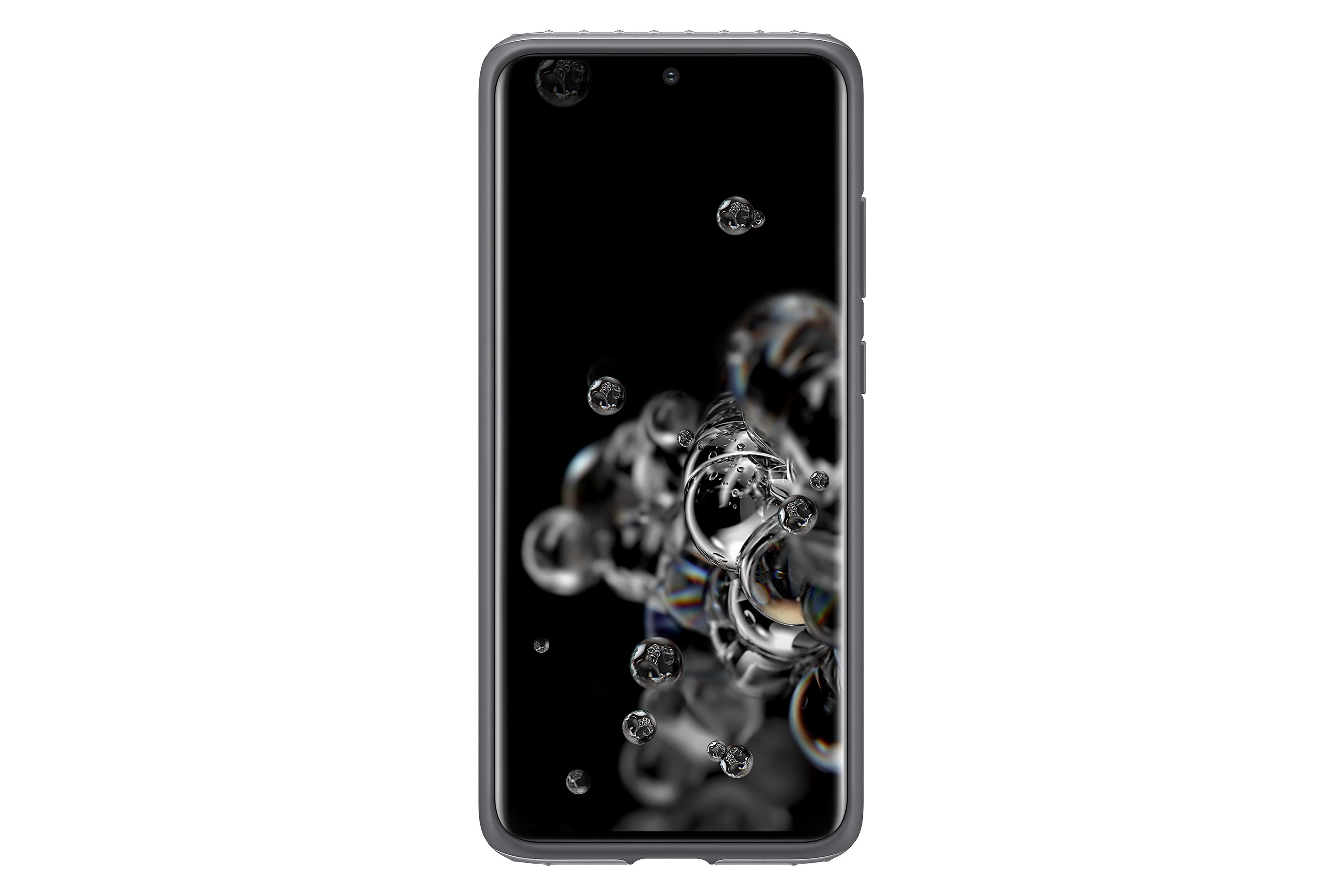 RG988CSE apsauginis stovintis dėklas, skirtas „Samsung Galaxy S20 Ultra“ (sidabrinis)