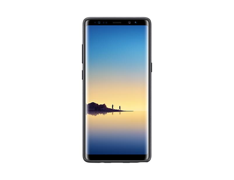 Samsung Note 8 Apsauginis Atverčiamas Dėklas Juodas