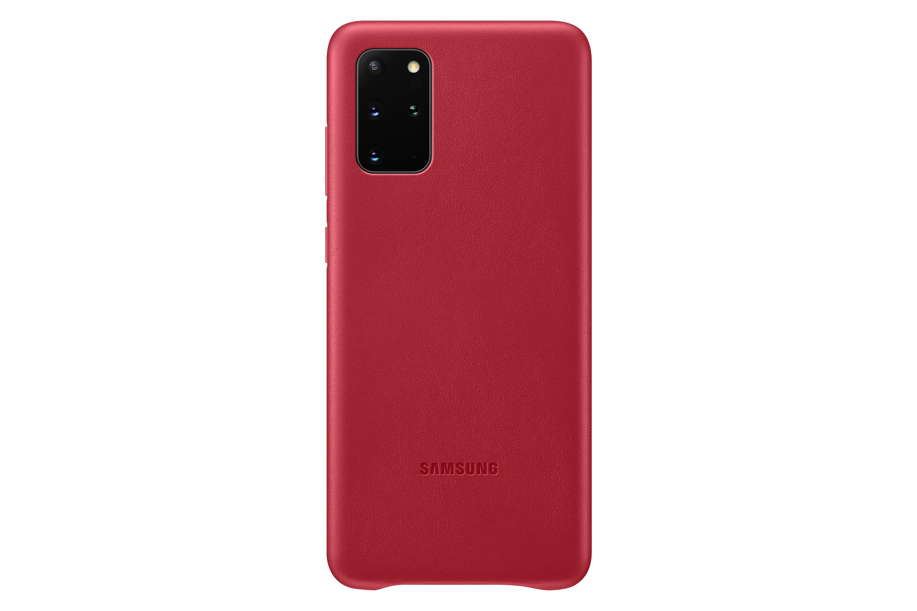 Dėklas VG985LRE odinis dangtelis, skirtas Samsung Galaxy S20 Plus (Raudona)