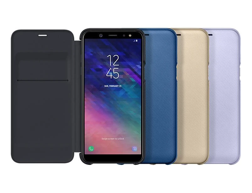 Samsung Galaxy A6 (2018) dėklas - piniginė (Juodas) WA600CBE