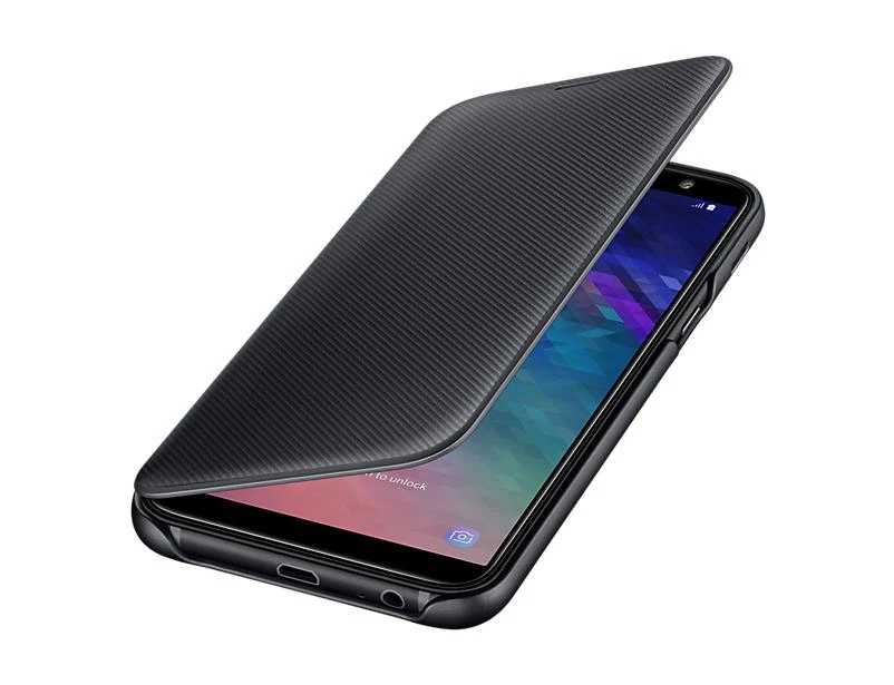 Samsung Galaxy A6 (2018) dėklas - piniginė (Juodas) WA600CBE