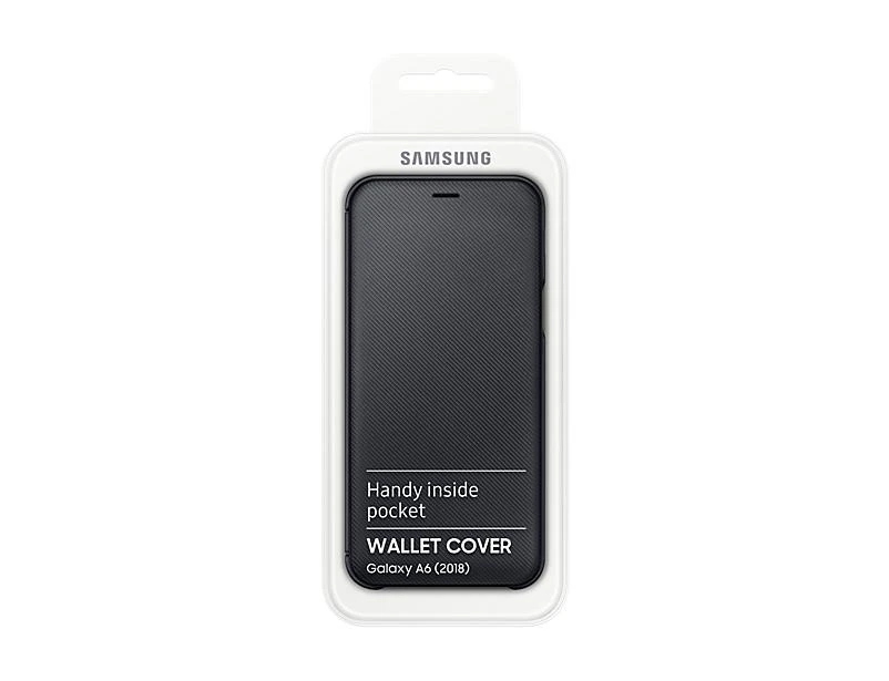 Samsung Galaxy A6 (2018) dėklas - piniginė (Juodas) WA600CBE