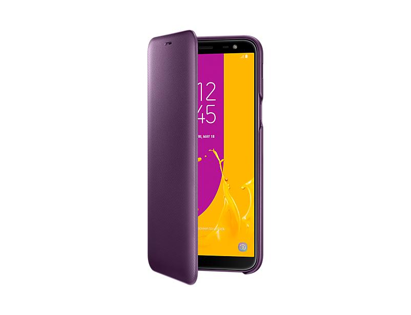 Samsung Galaxy J6 (2018) dėklas - piniginė (Violetinis) WJ600CEE