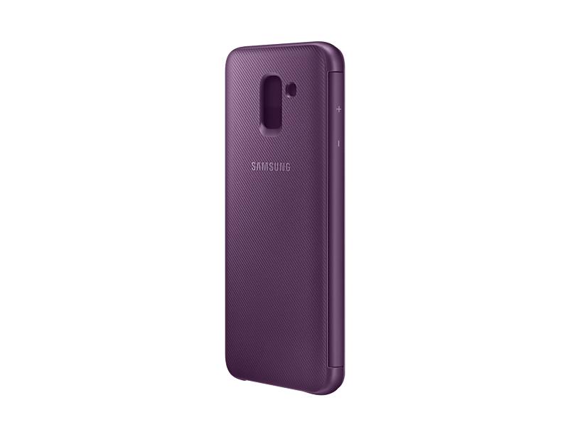 Samsung Galaxy J6 (2018) dėklas - piniginė (Violetinis) WJ600CEE