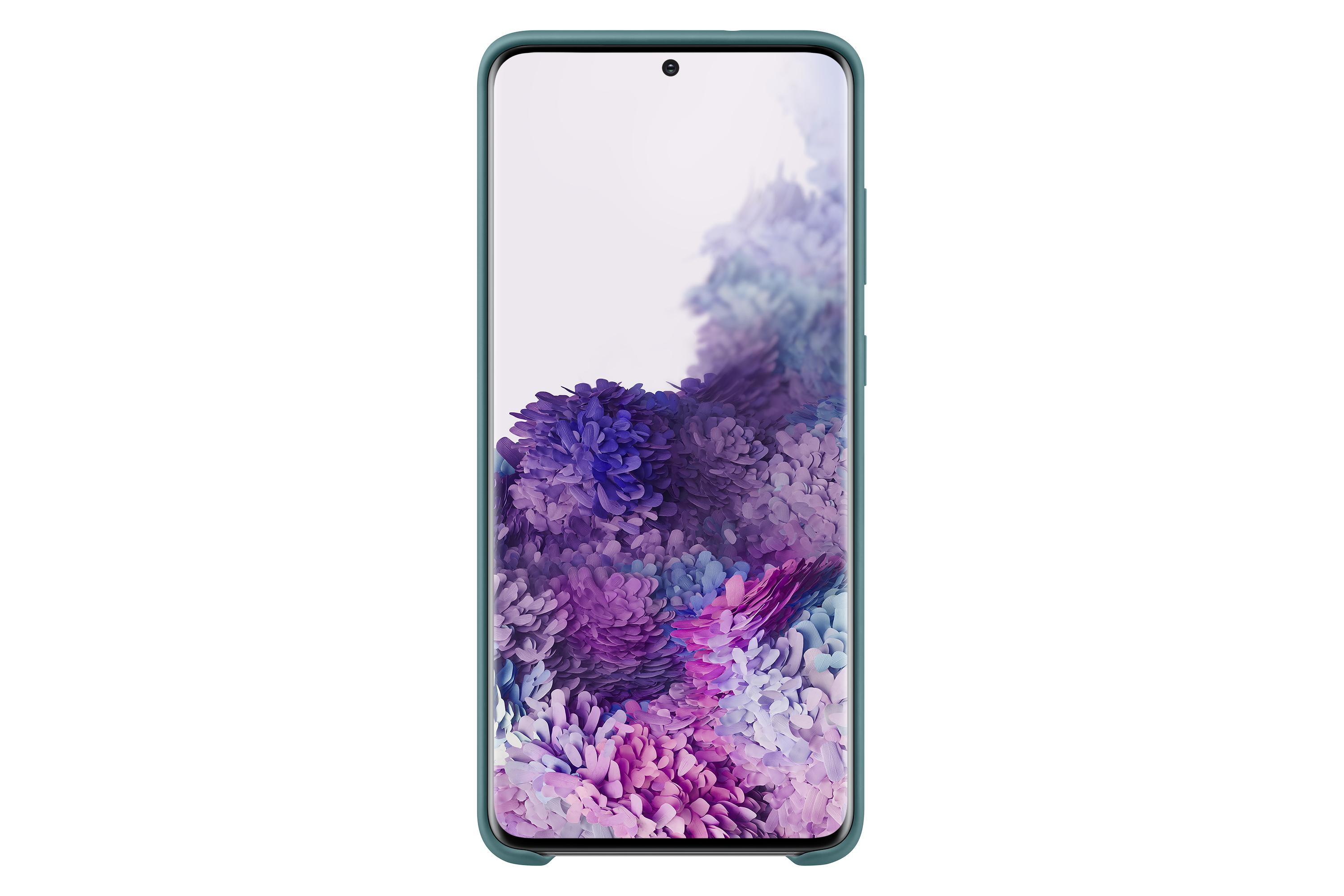 Dėklas Samsung Galaxy S20+ Kvadrat Nugarėlė Žalia