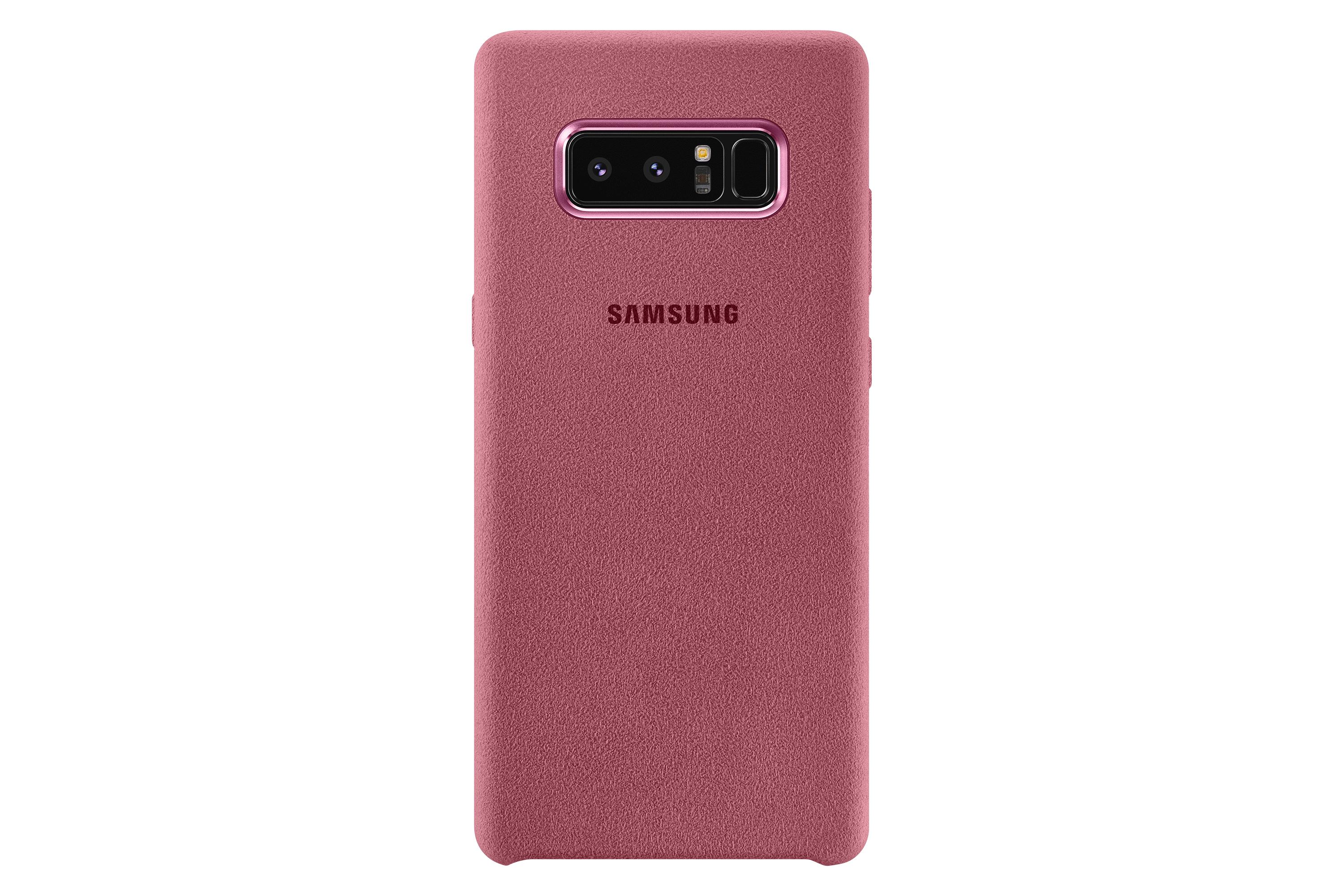 Dėklas Samsung Galaxy Note 8 nugarėlė Alcantara Rožinė
