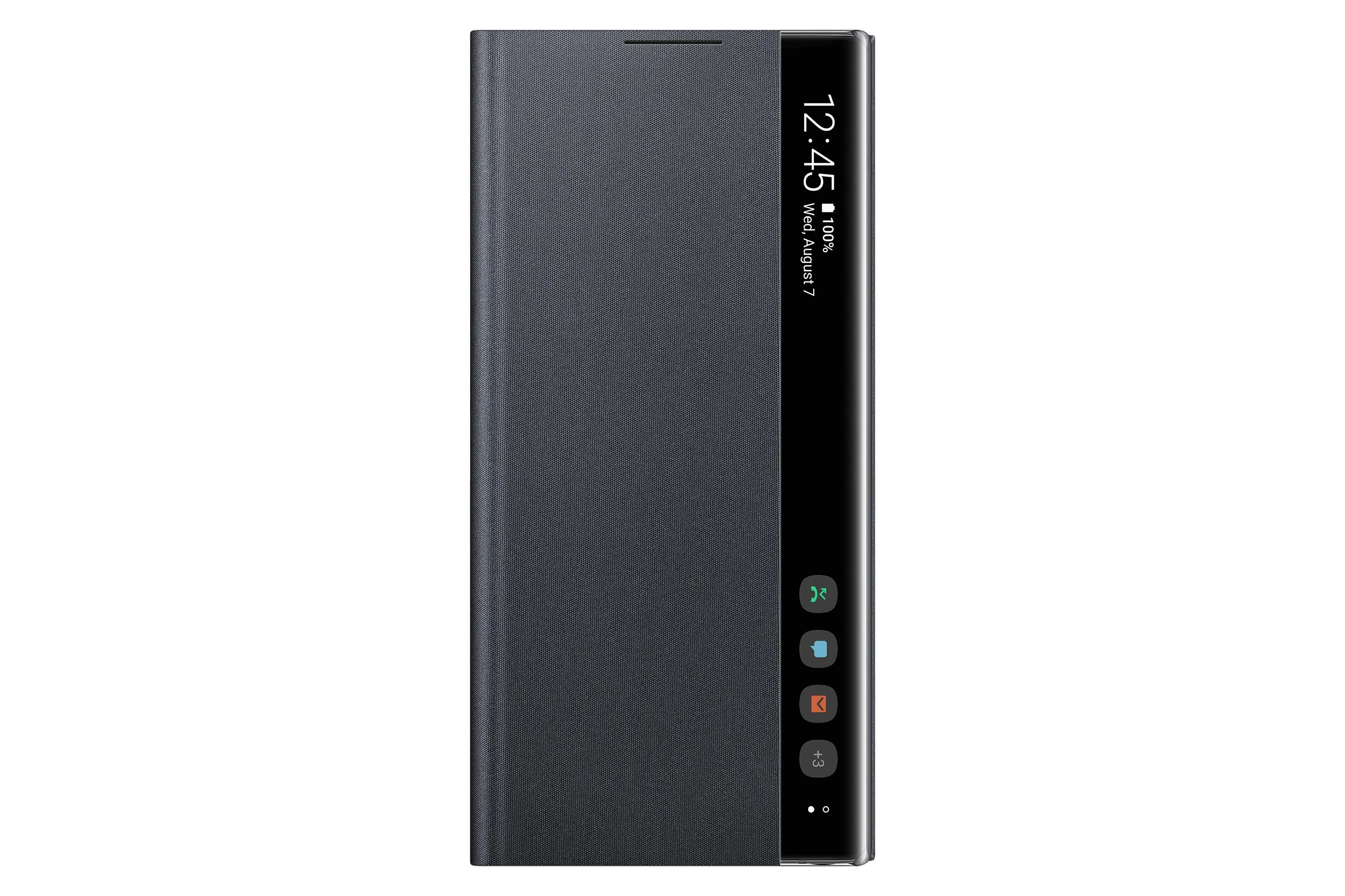 Samsung Galaxy Note10 Clear View dėklas (Juodas) ZN970CBE 