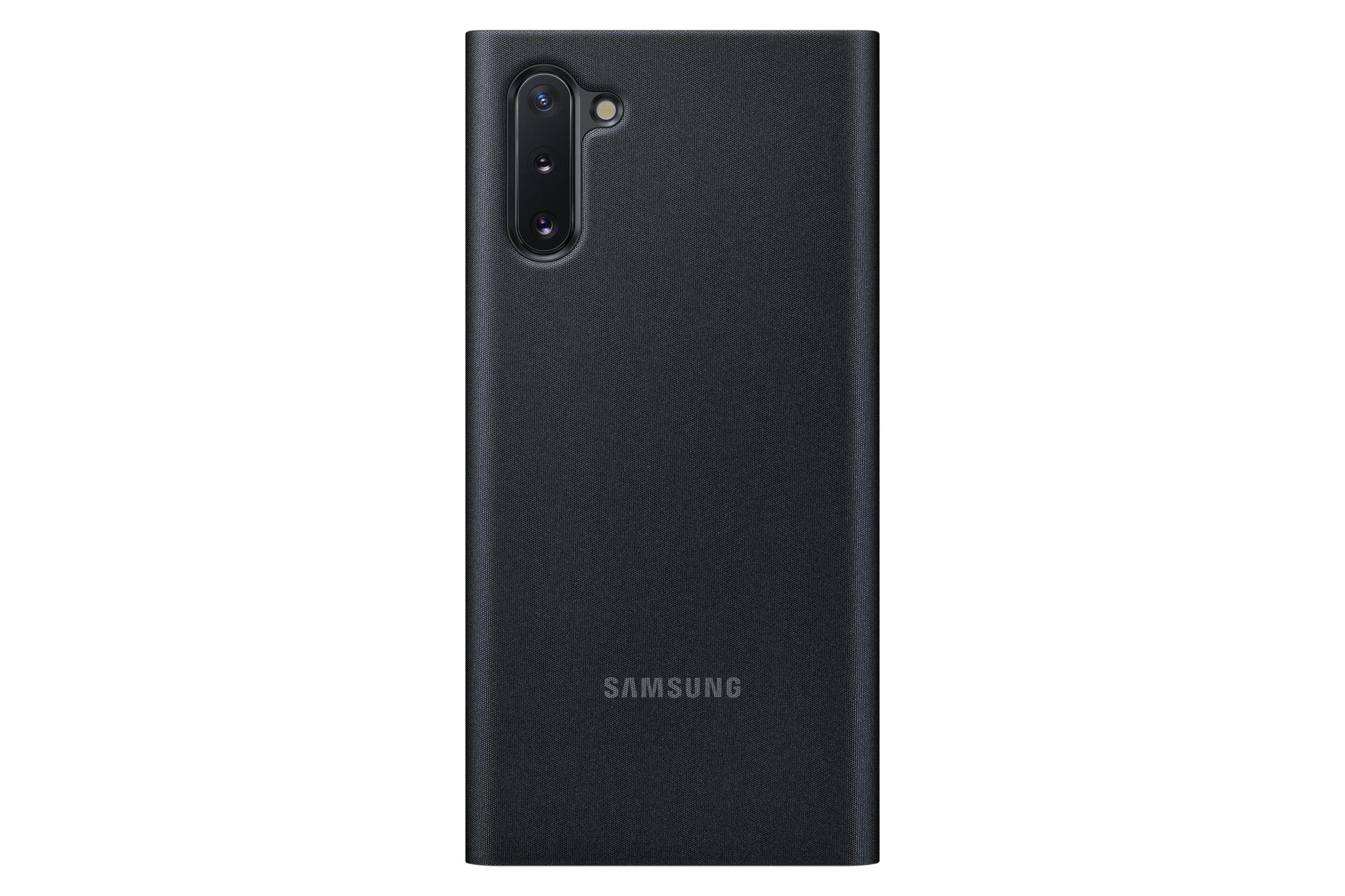 Samsung Galaxy Note10 Clear View dėklas (Juodas) ZN970CBE 