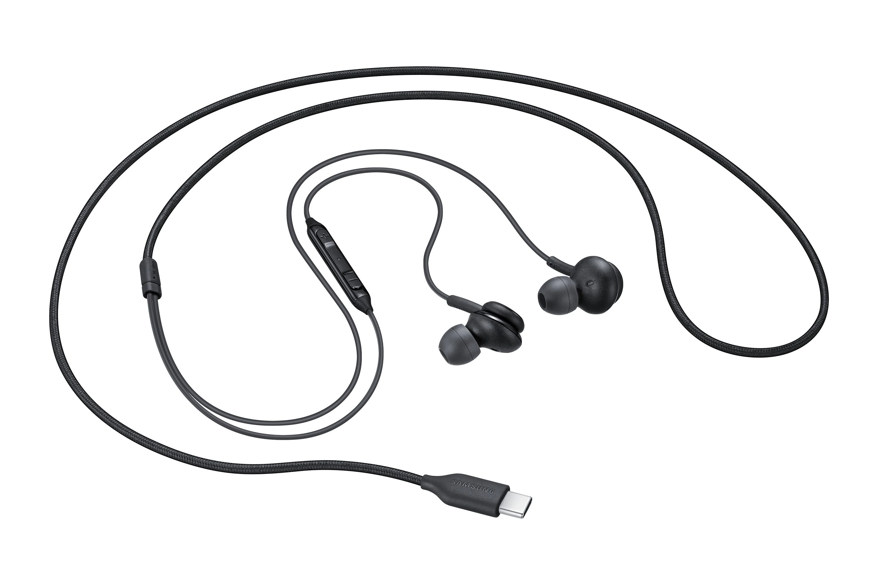 Į ausis dedamos ausinės Samsung IC100BBE Earphones Type-C, Juodos
