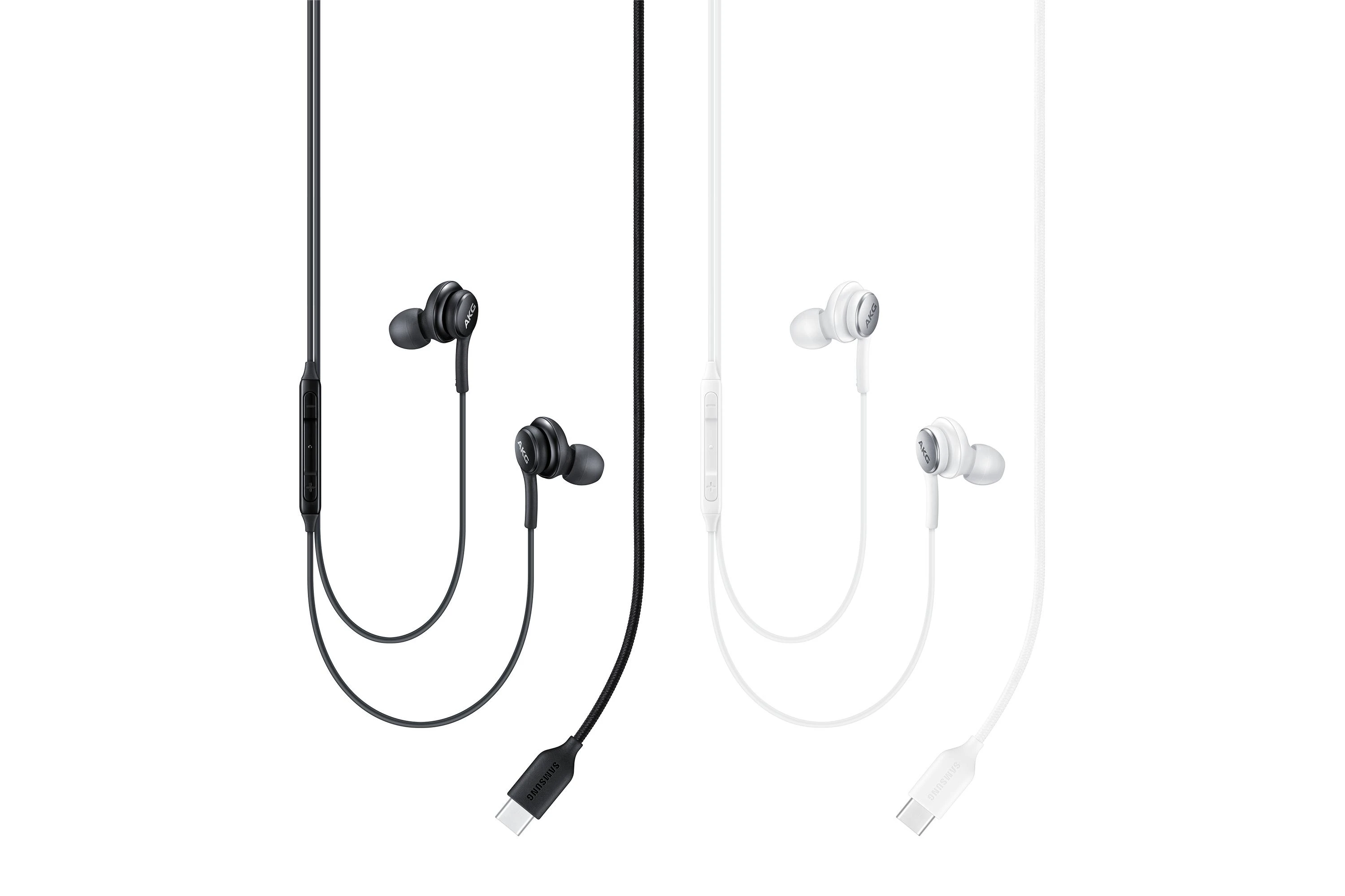 Į ausis dedamos ausinės Samsung IC100BWE Earphones Type-C, Baltos