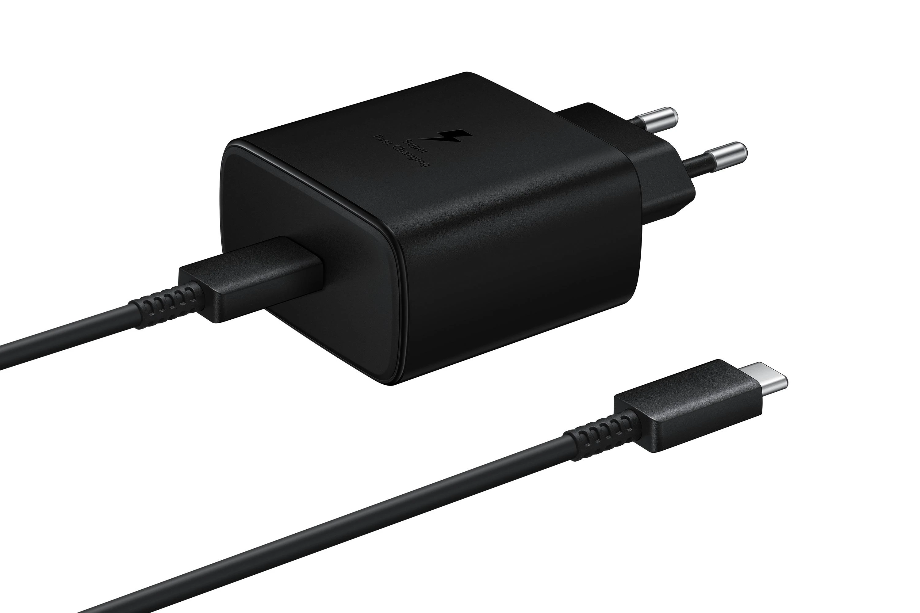Samsung TA845XBE Travel Greitas įkroviklis Type-C į Type-C, 45W, 1m (Juodas)