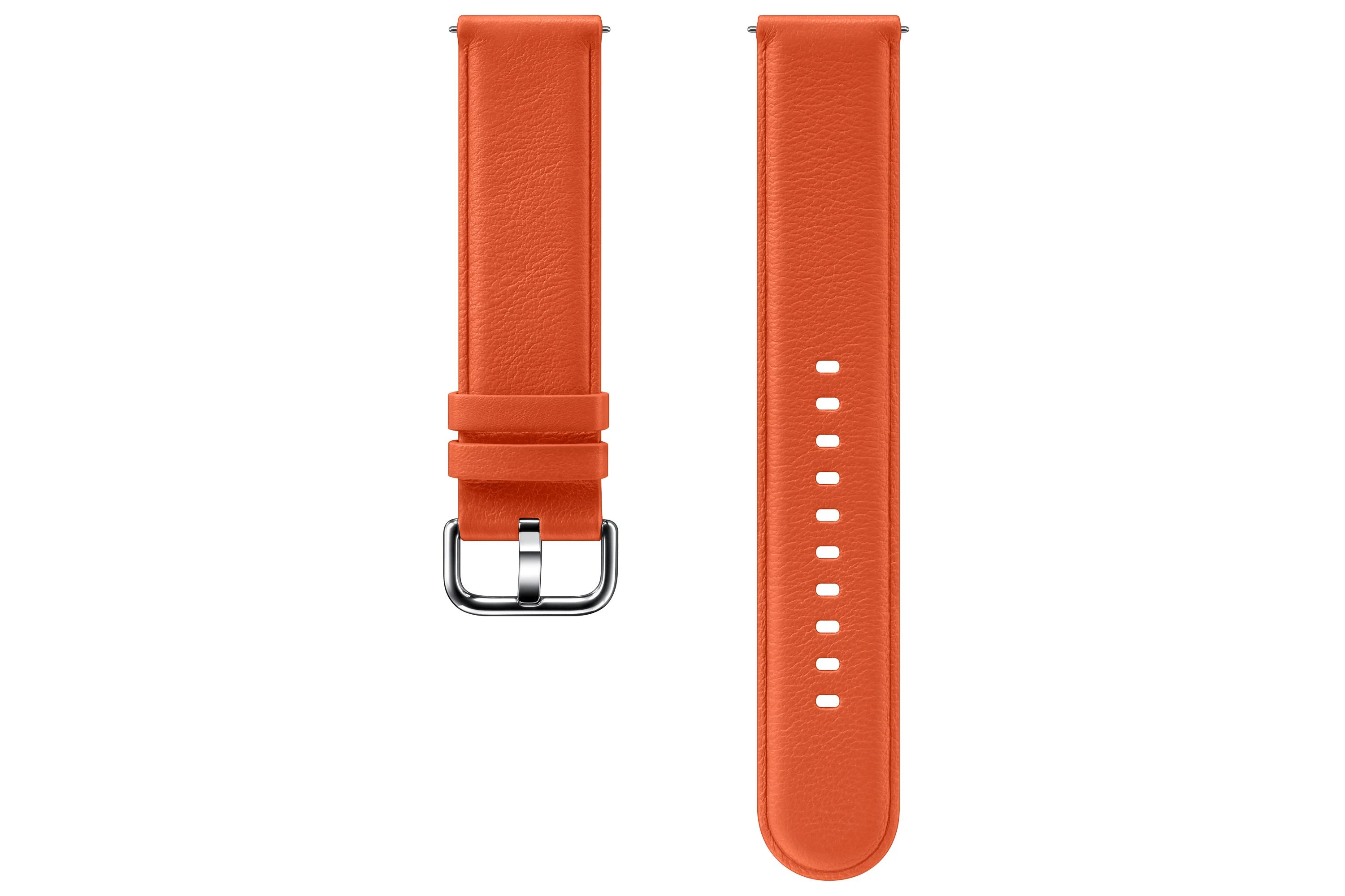 Išmaniojo laikrodžio Samsung Galaxy Watch Active 2 dirželis, Oranžinės spalvos