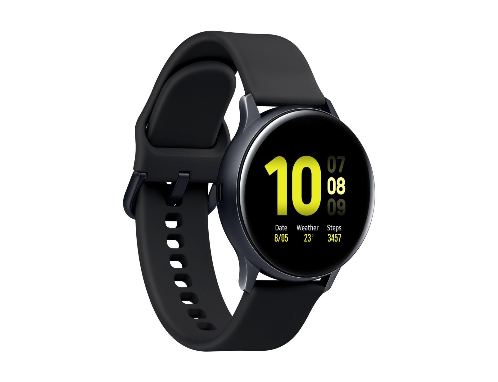 Išmanusis laikrodis Samsung Galaxy Watch Active2 LTE (40 mm), Juodos  spalvos korpusas su juodos spalvos odiniu dirželiu | Varle.lt