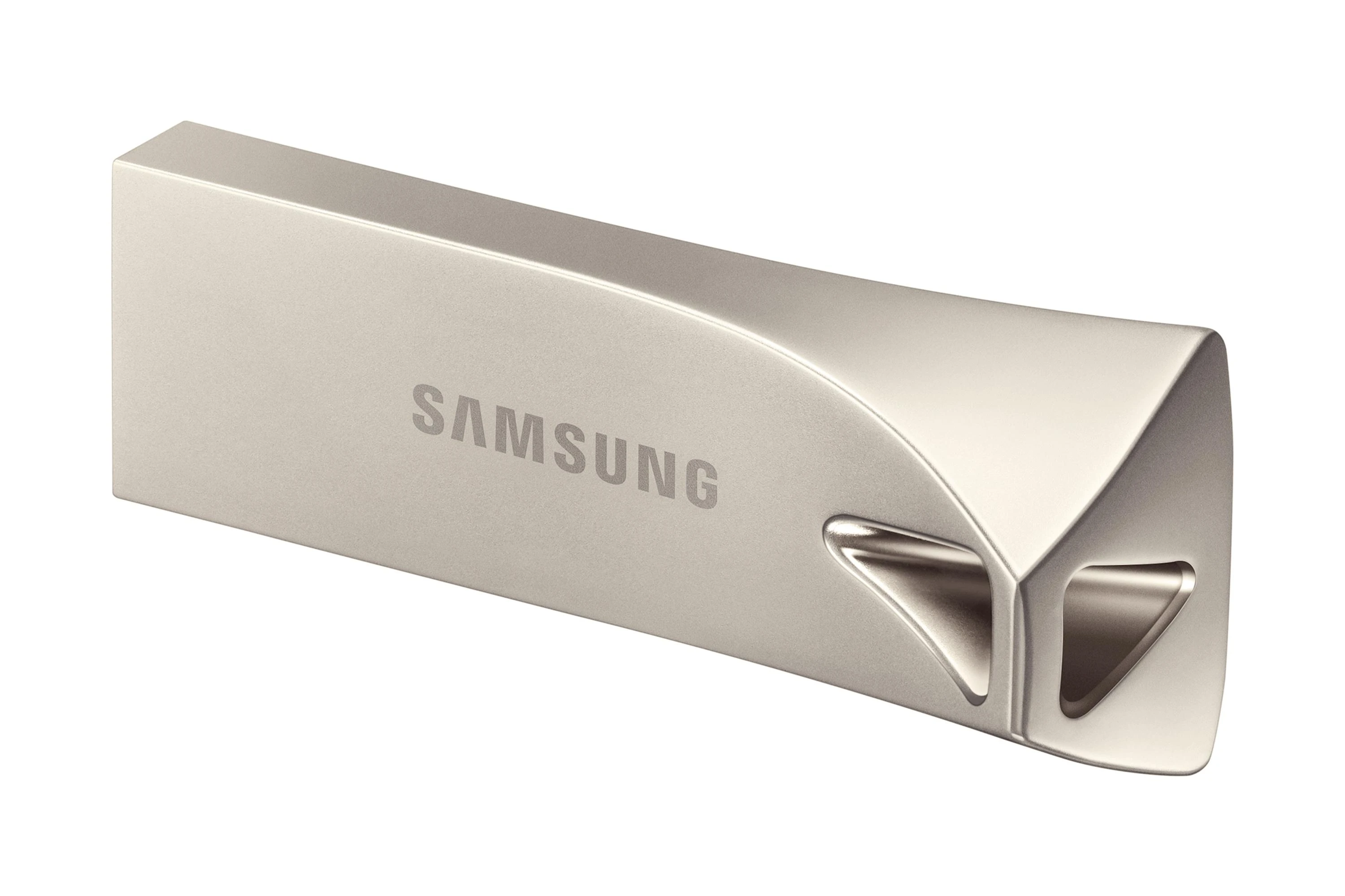 USB atmintinė SAMSUNG BAR Plus 128GB USB 3.1 (Šampaninė sidabrinė) MUF-128BE3/EU