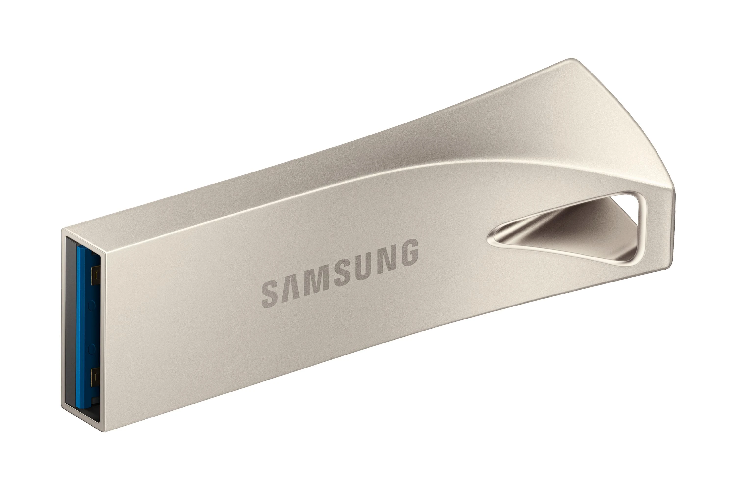 USB atmintinė SAMSUNG BAR Plus 128GB USB 3.1 (Šampaninė sidabrinė) MUF-128BE3/EU