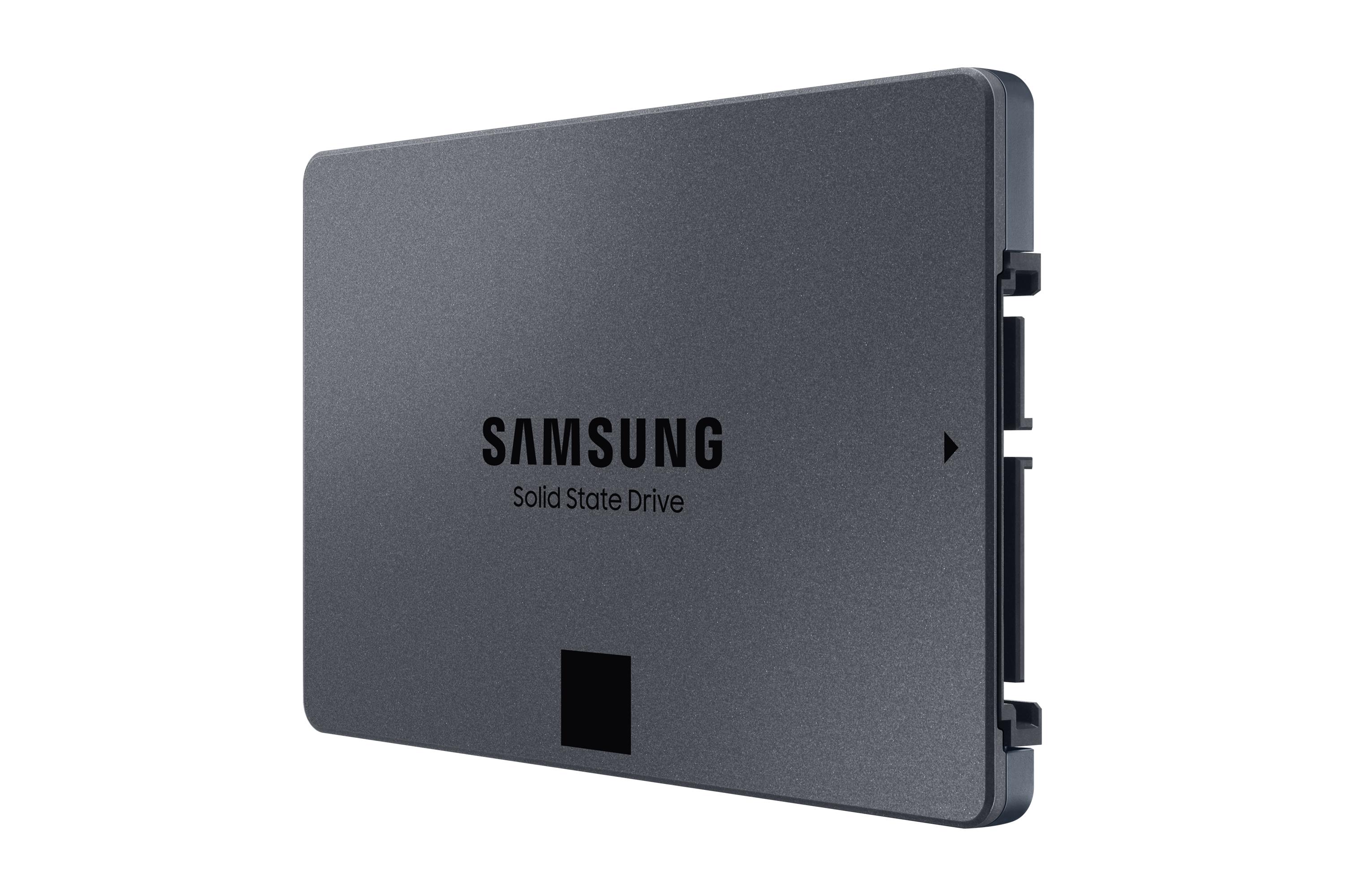 Kietasis diskas SSD SAMSUNG 870 QVO/4TB/SATA 3.0/Rašymo greitis 530 MBytes/sec/Skaitymo greitis 560 MBytes/sec/2,5"/TBW 1440 TB/MTBF 1500000 hours/MZ-77Q4T0BW
