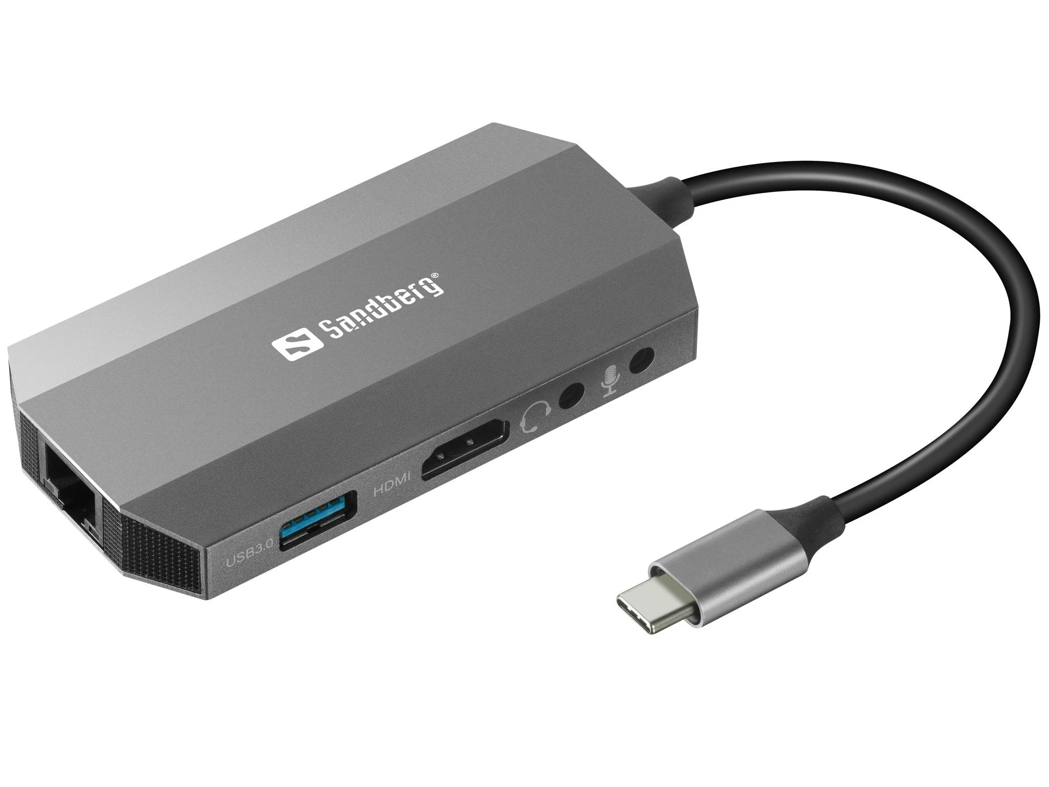 Sandberg USB-C 6in1 kelioninis dokas