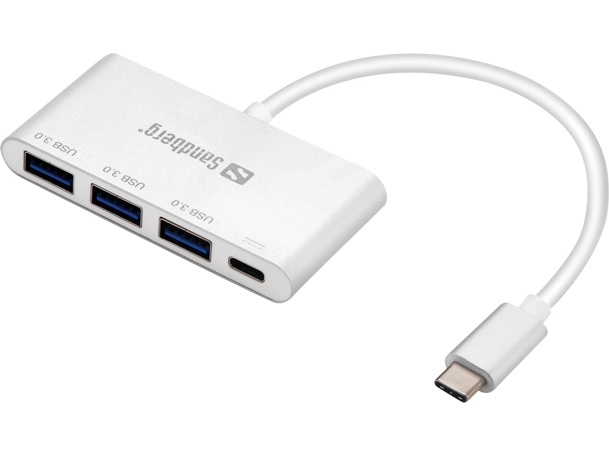 Sandberg USB-C iki 3xUSB 3.0 Hub + PD