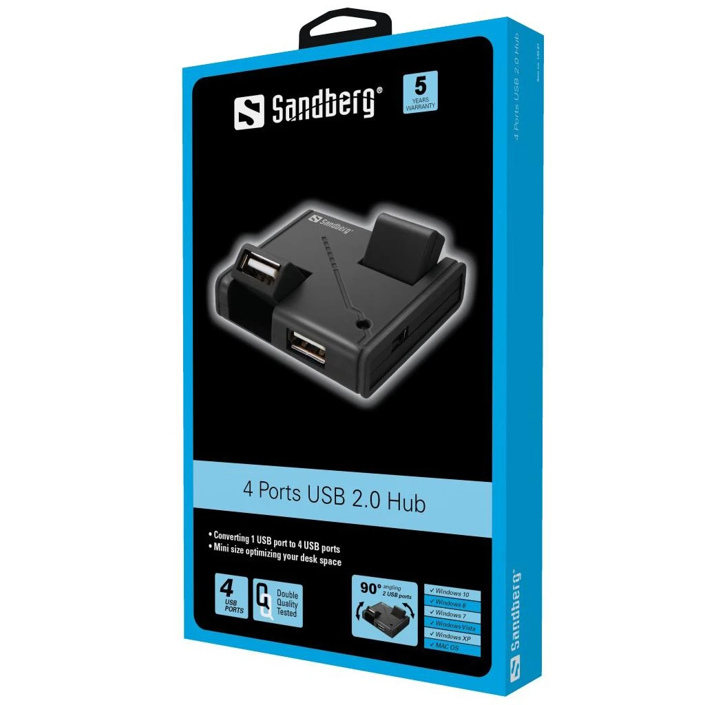 Sandberg USB Hub 4 prievadai