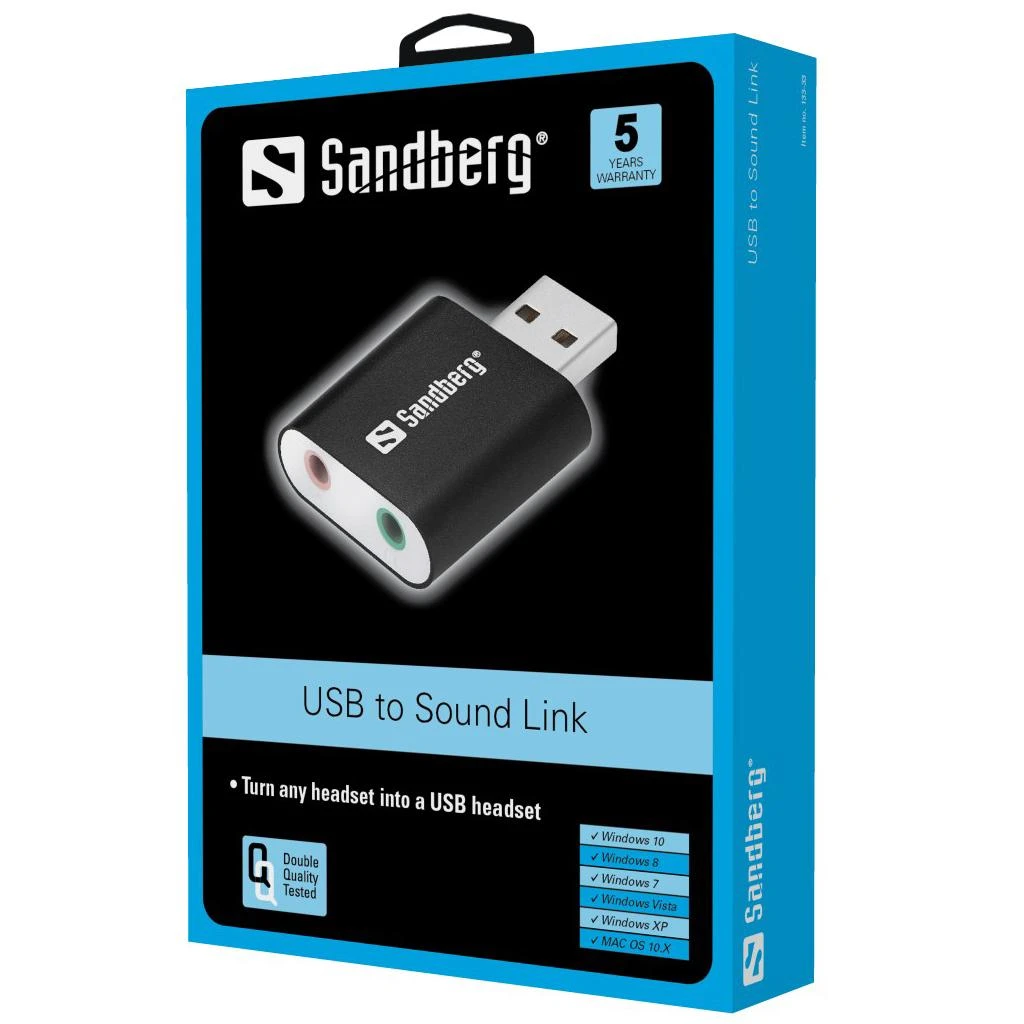 Sandberg USB į Sound Link