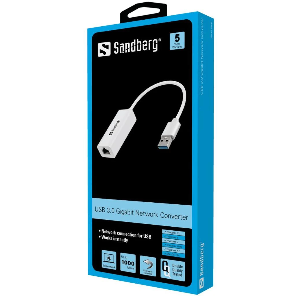 Sandberg USB3.0 Gigabit tinklo adapteris