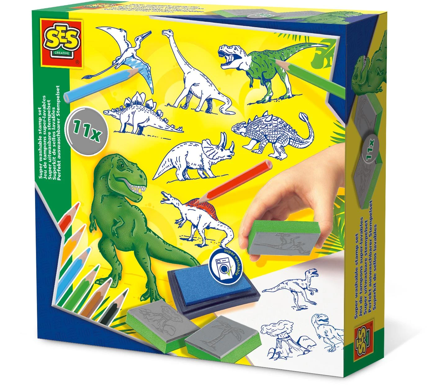 SES Antspaudukų rinkinys „Dinozaurai“ aprašymas - Prekės nuotrauka