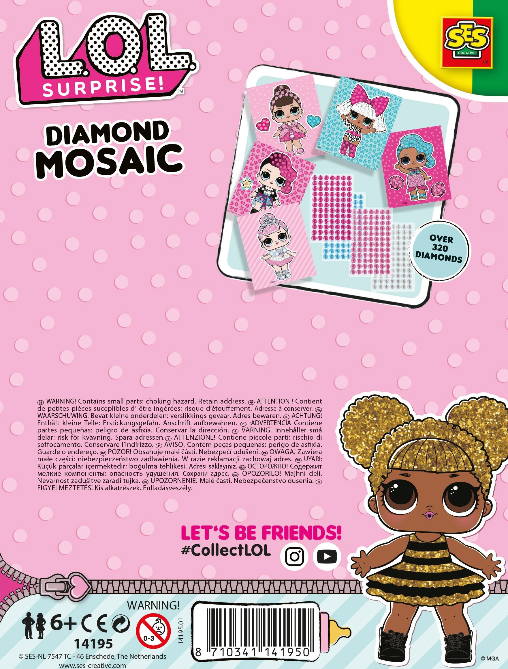 L.O.L Surprise L.O.L. deimantinė mozaika