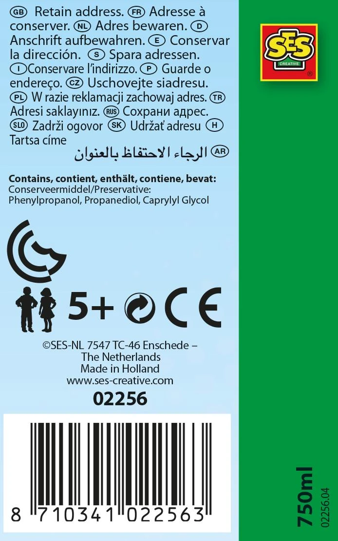 SES Mega muilo burbulų skystis, 750 ml