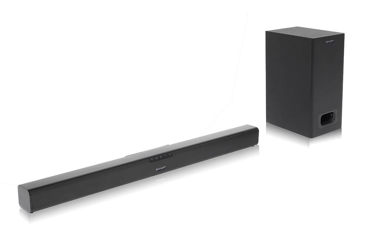 Namų kino sistema Sharp HT-SBW110 garso sistemos (soundbar) kolonėlė 2.1 kanalai 180 W Juoda
