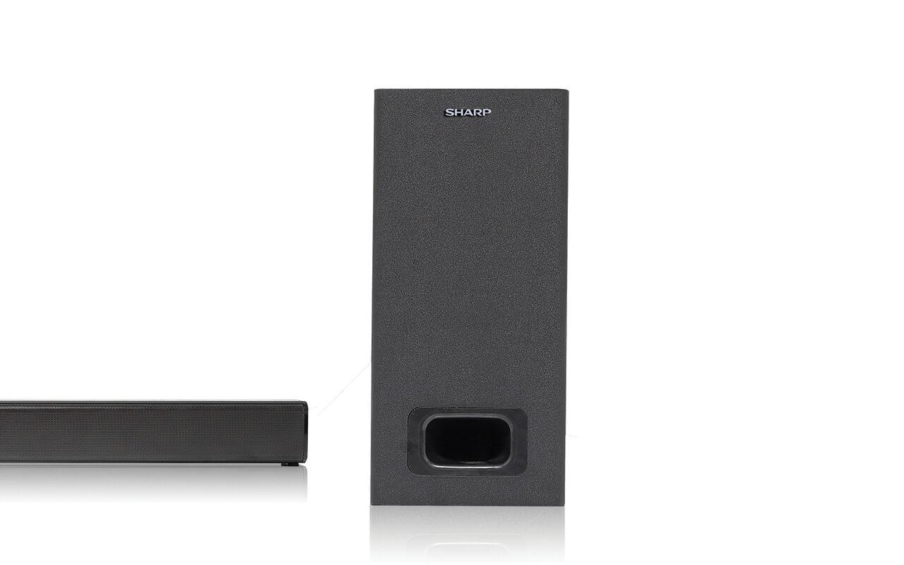 Namų kino sistema Sharp HT-SBW110 garso sistemos (soundbar) kolonėlė 2.1 kanalai 180 W Juoda