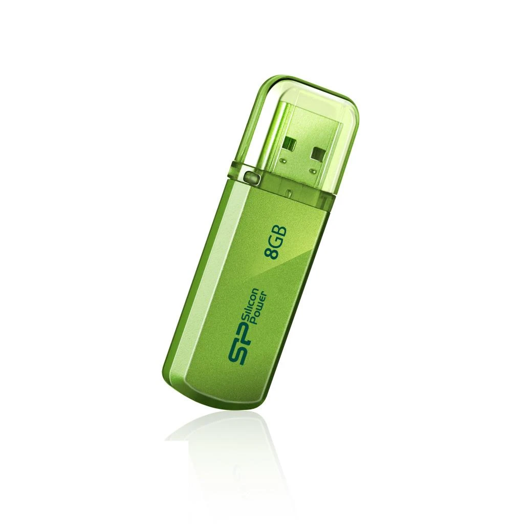 Silicon Power | Helios 101 | 8 GB | USB Type-A | Žalias