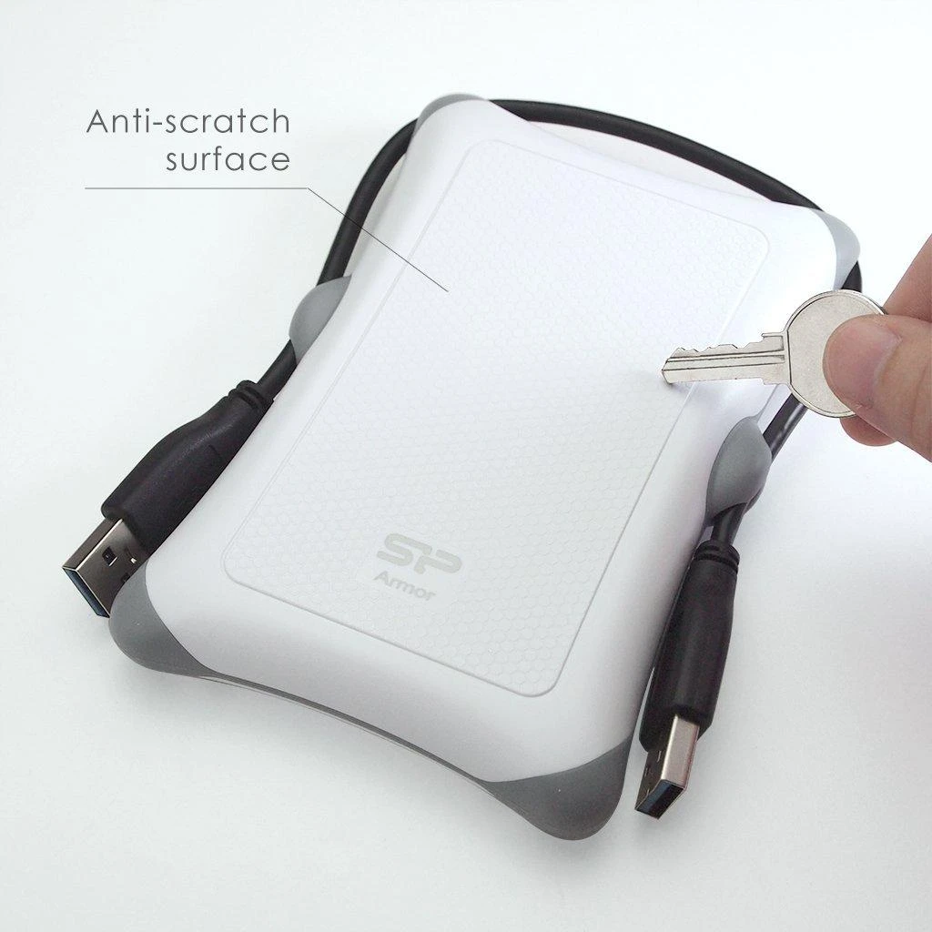 Kietasis diskas Silicon Power Armor A30 1TB | 1000 GB | 2,5" | USB 3.1 | Baltas