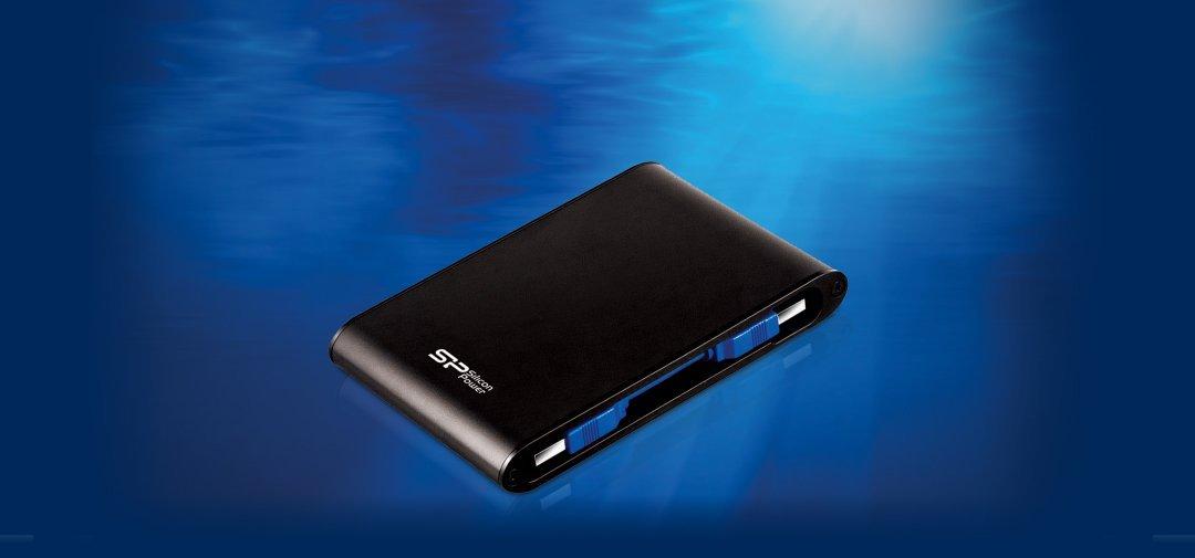 Kietasis diskas Silicon Power Armor A80 1000 GB, 2.5 ", USB 3.1, Juodas