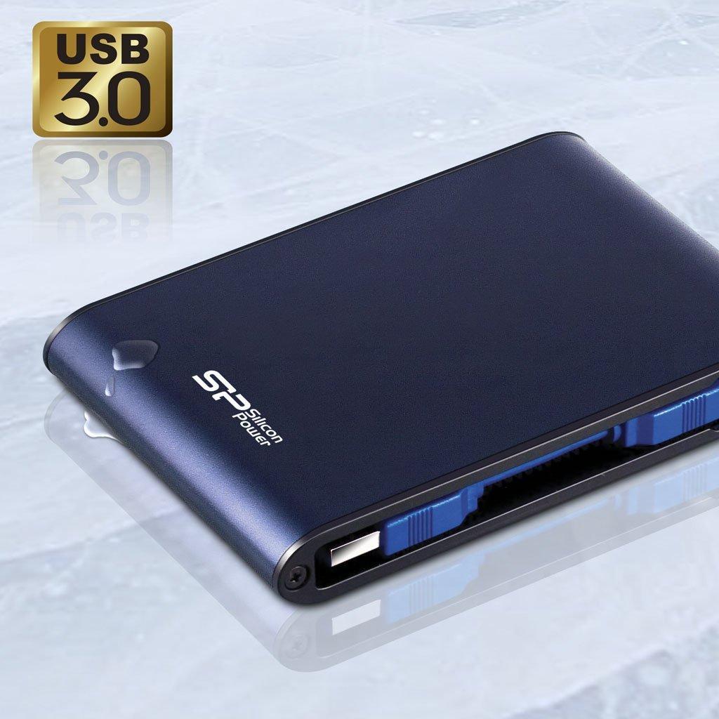 Kietasis diskas Silicon Power Armor A80 2TB | 2000 GB | 2,5" | USB 3.1 | Mėlyna