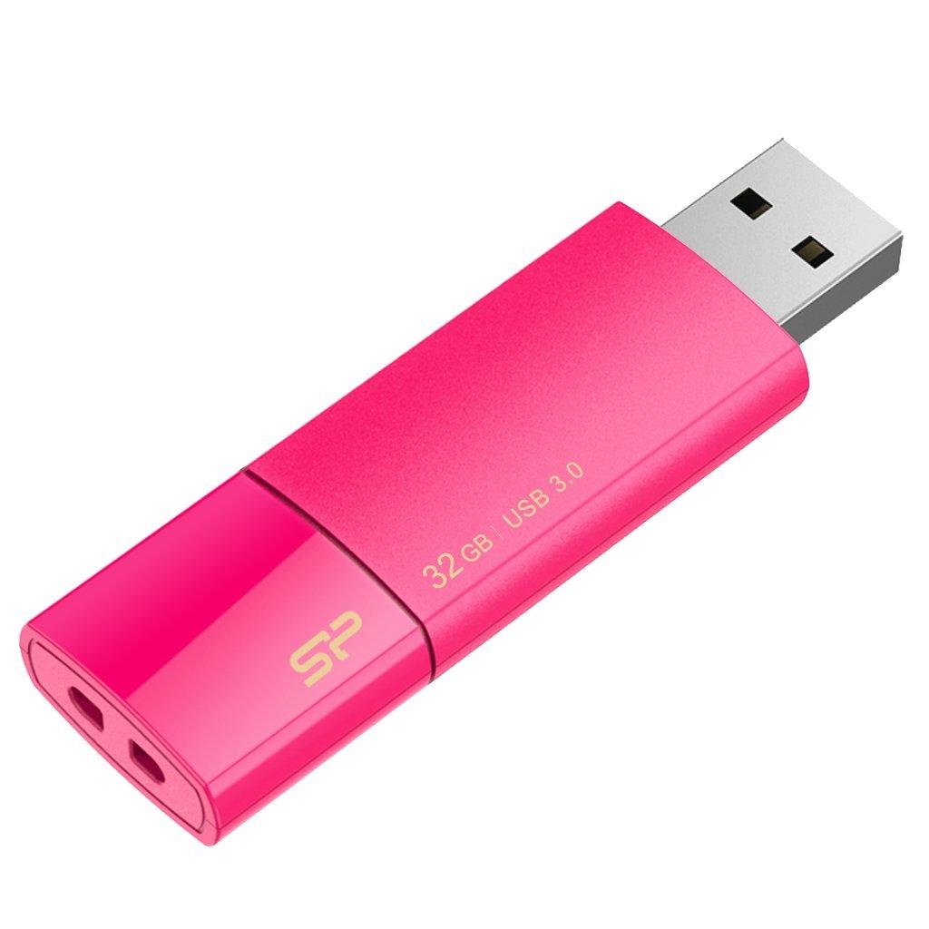 Silicon Power Blaze B05 32 GB, USB 3.0, Rožinė