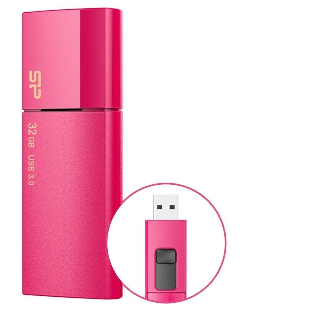 Silicon Power Blaze B05 32 GB, USB 3.0, Rožinė