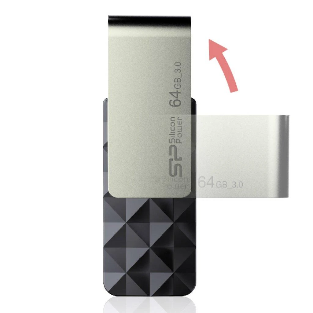 Silicon Power | Blaze B30 | 16 GB | USB A tipo | Juodas