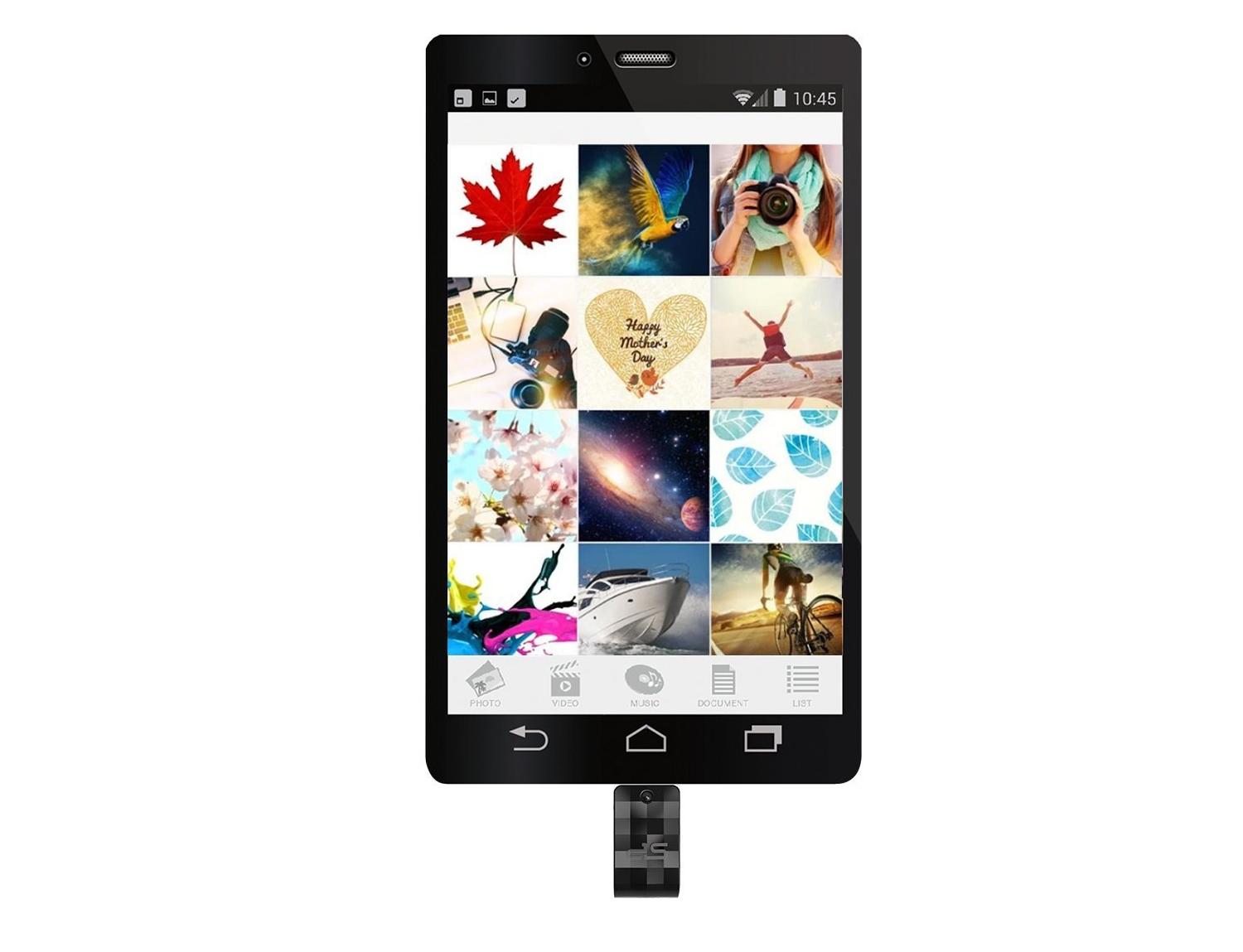 Silicon Power USB 3.2 Flash Drive Mobile C31 16 GB, USB Type-C/USB 3.2 Gen 1, Juodas