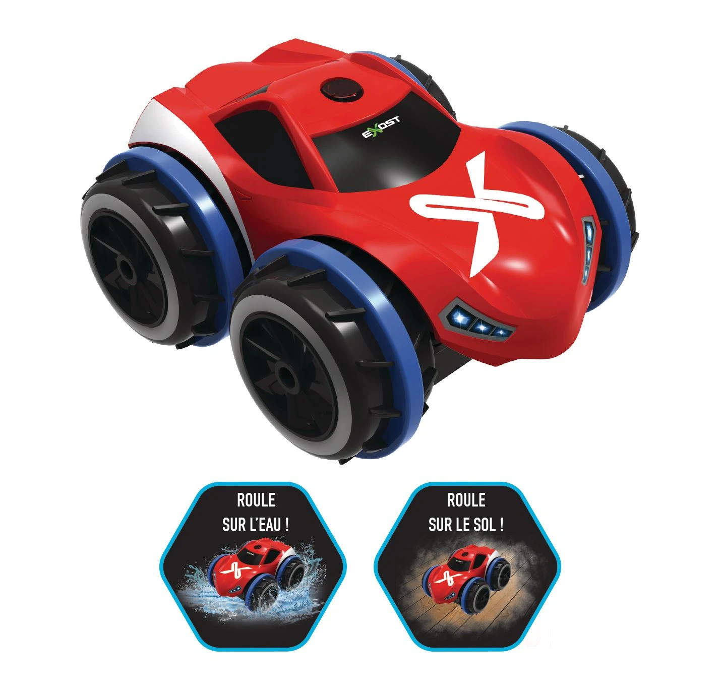 SILVERLIT EXOST 1:34 Radijo bangomis valdomas automobilis AQUA CYCLONE
