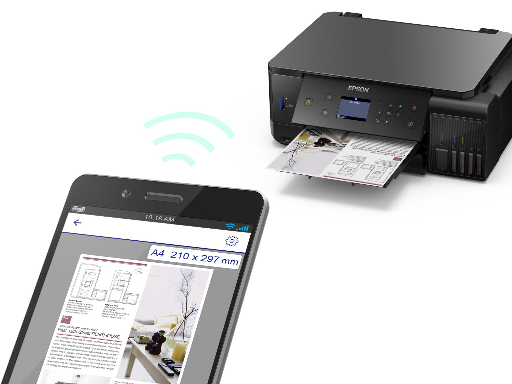 Spausdintuvas Epson EcoTank ET-7700 Rašalinis 5760 x 1440 DPI 32 ppm A4  „Wi-Fi“ | Varle.lt