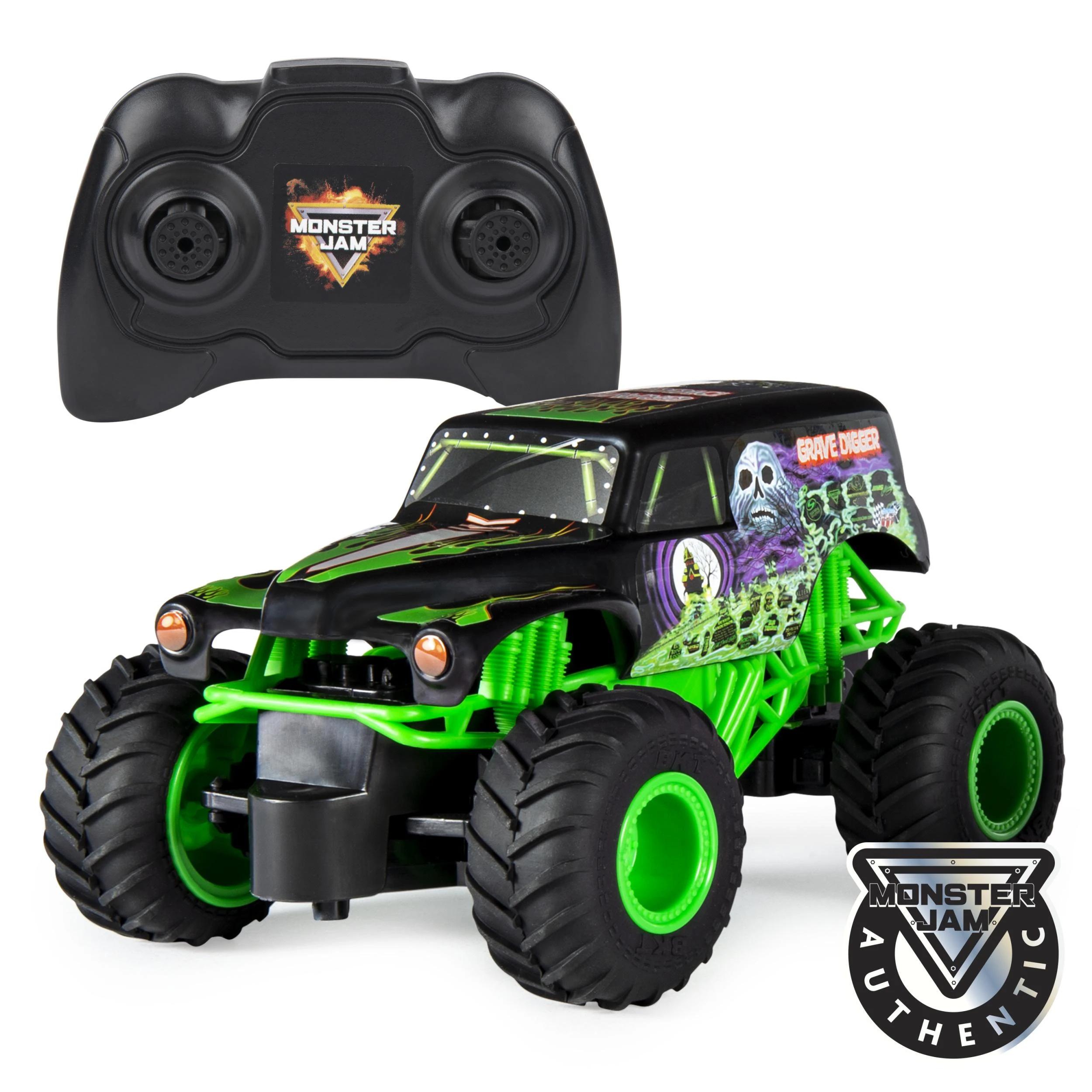 Spin Master MONSTER JAM visureigis RC 1:24 Grave Digger, 6044955