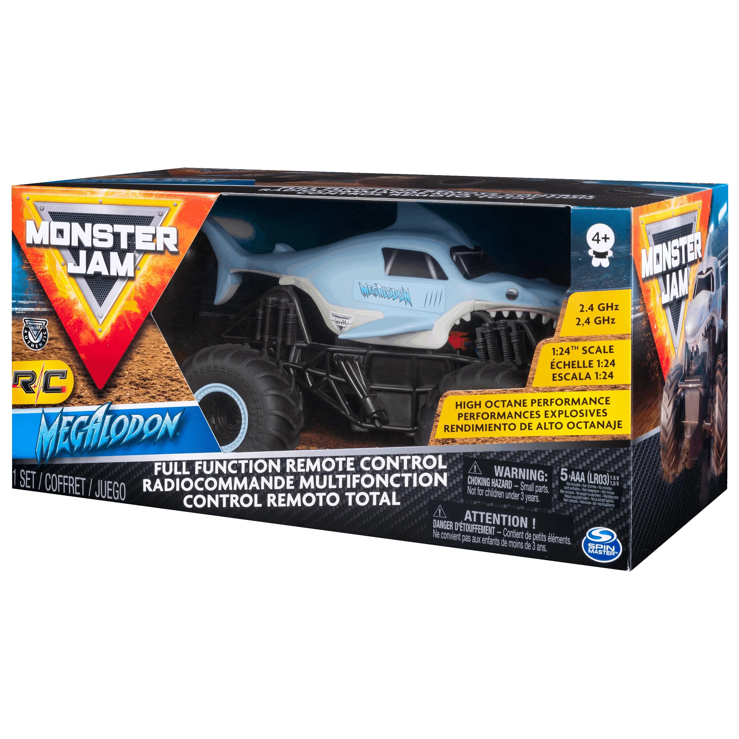 MONSTER JAM visureigis RC 1:24 Megalodon, 6044952