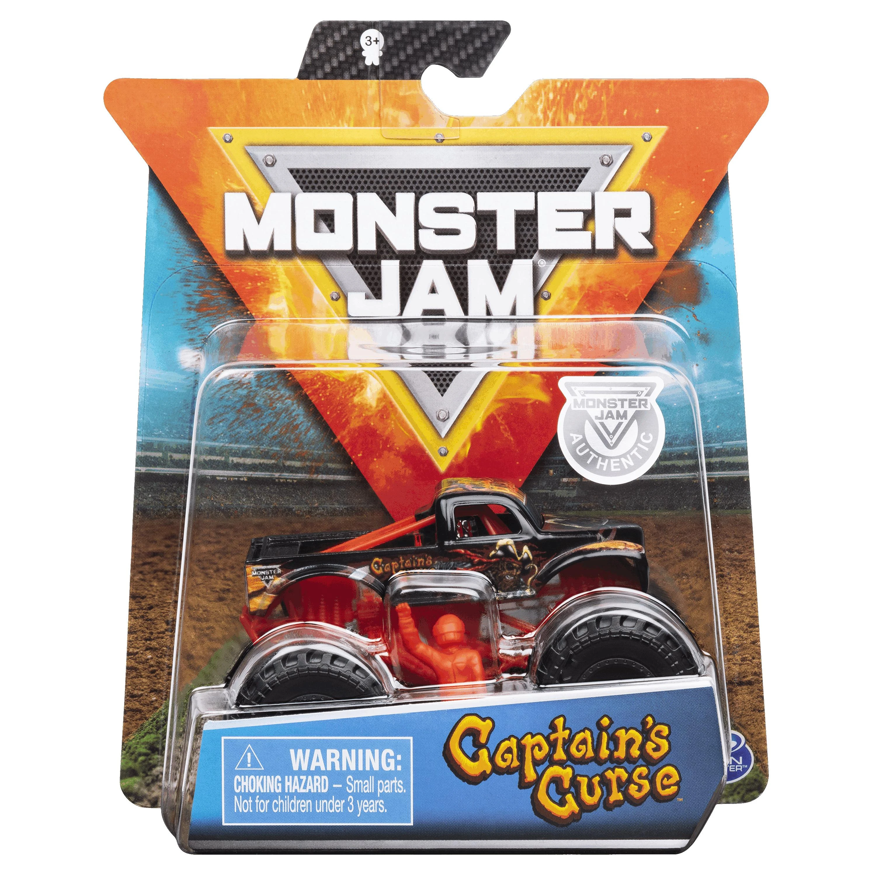 MONSTER JAM visureigis 1:64, 1 vnt.