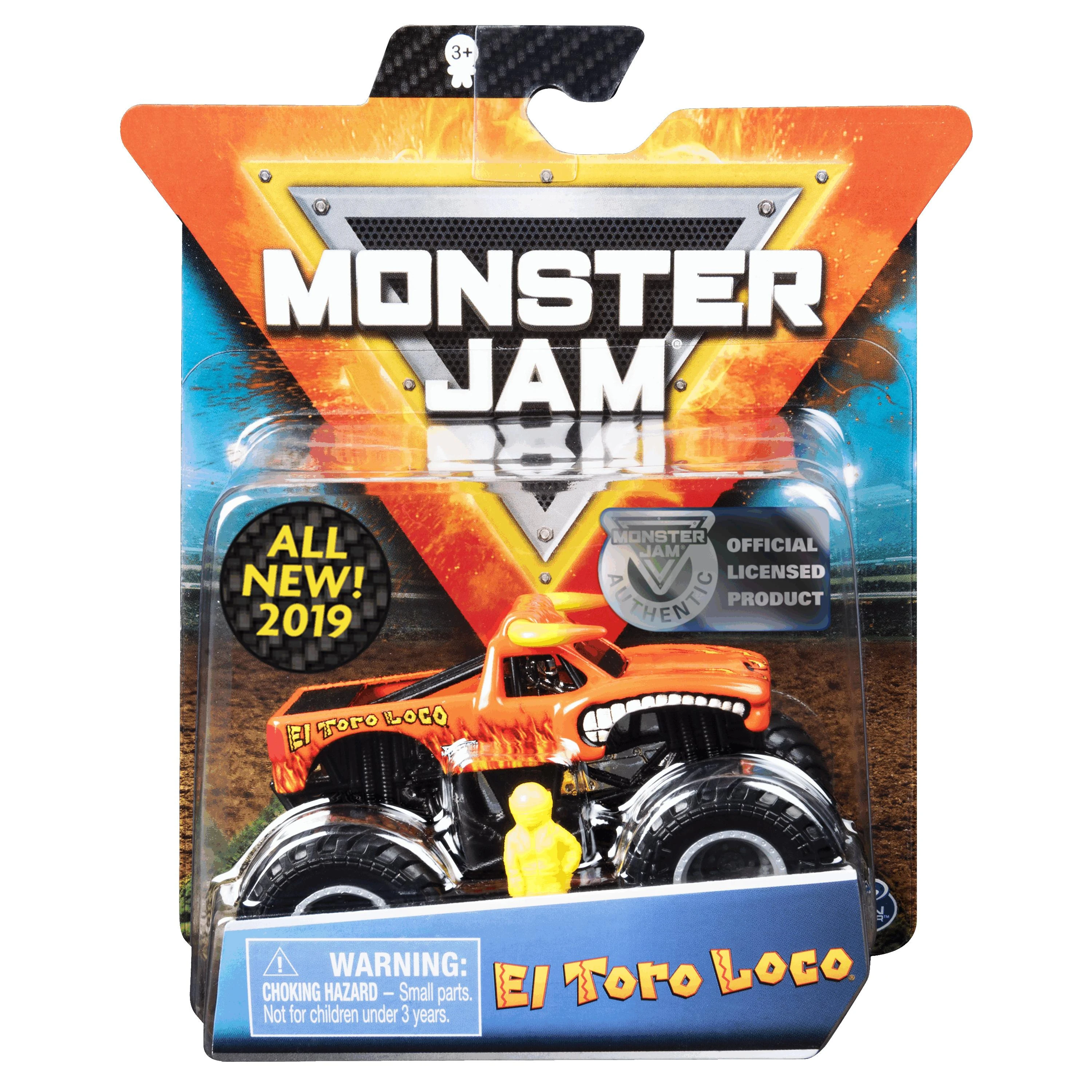 MONSTER JAM visureigis 1:64, 1 vnt.