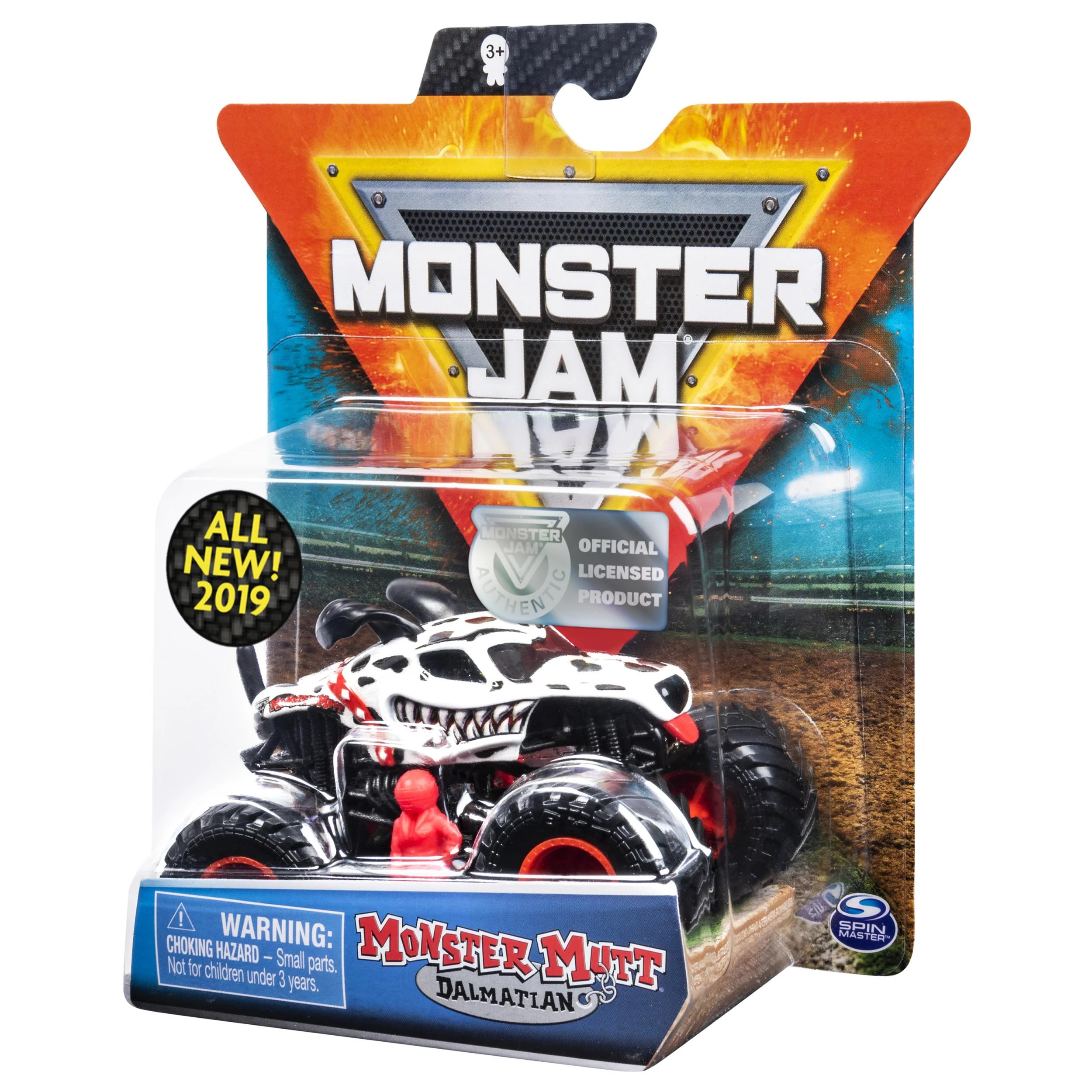 MONSTER JAM visureigis 1:64, 1 vnt.